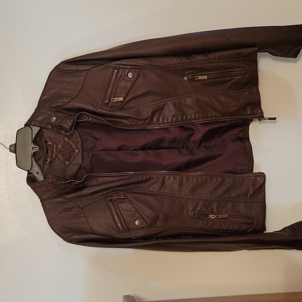 Faux Leather Jacket